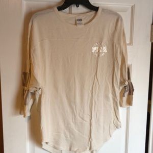 VS Pink Quarter Sleeve Tee